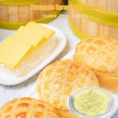 Getrocknetes Ananas-Pulver Sprühtrocknung Rosa Pulver für Brot und Getränke