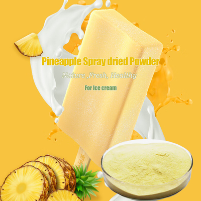 Getrocknetes Ananas-Pulver Sprühtrocknung Rosa Pulver für Brot und Getränke