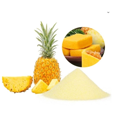 Getrocknetes Ananas-Pulver Sprühtrocknung Rosa Pulver für Brot und Getränke