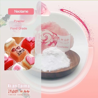 Neotame Lebensmittelzusatzstoff CAS-Nr. 165450-17-9 E-961 Neotame Lebensmittelgeschmacksmittelpulver für Süßigkeiten/Saft/Kuchen
