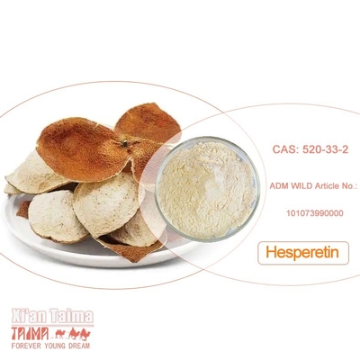 98 % Hesperetin-Pulver Cas 520-33-2 Hesperetin extrahiert aus getrockneter Orangenschale