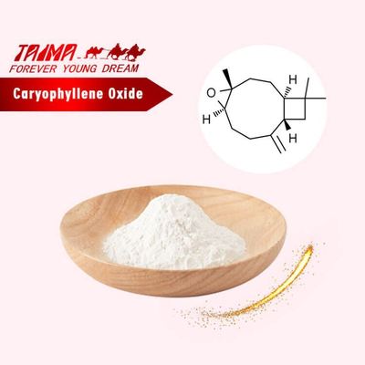 Caryophyllene oxide powder with melting point 55-62 °C boiling point 301.3°C and density 0.96 for pharmaceutical applications