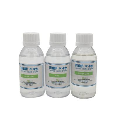 USP/Food Grade Zitronenminz Geschmackskonzentrat mit kühlem Minzgeruch Löslich in PG/VG für E-Liquid