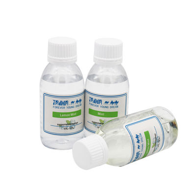 USP/Food Grade Zitronenminz Geschmackskonzentrat mit kühlem Minzgeruch Löslich in PG/VG für E-Liquid