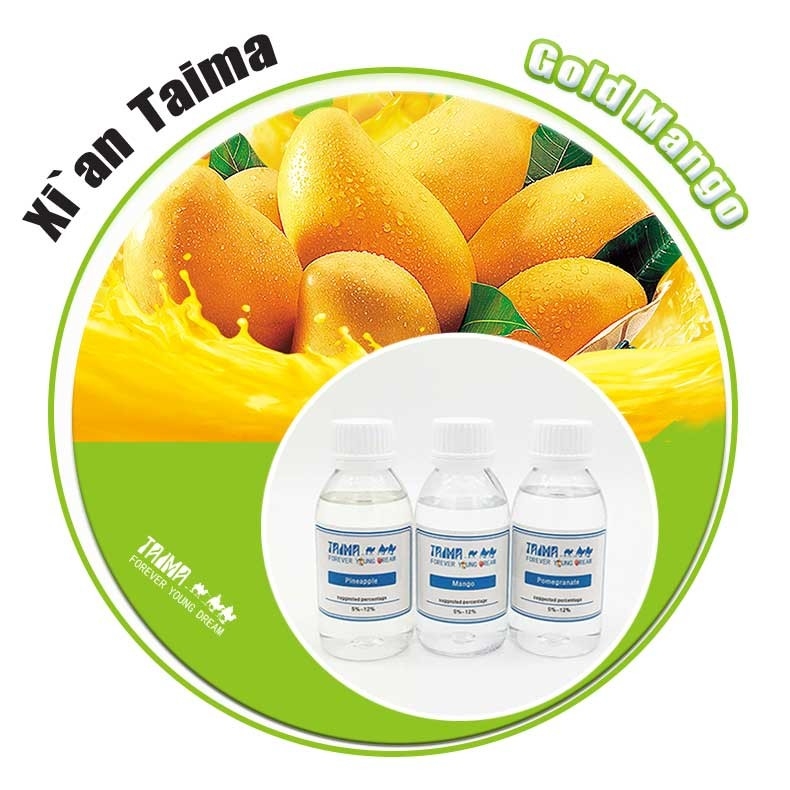 Hochstarkes Gold-Mango-Eis-Aroma-Liquid-Konzentrat, beliebt für E-Saft, E-Liquid, 1000 Sorten