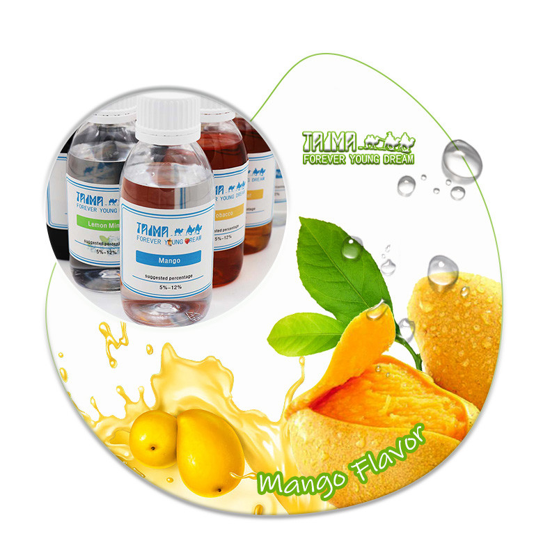 PG VG-basierte E-Flüssigkeit Konzentrierte Gold Mango Frucht Geschmack Shisha Geschmack Trinkholz Geschmack 1000 Sorten