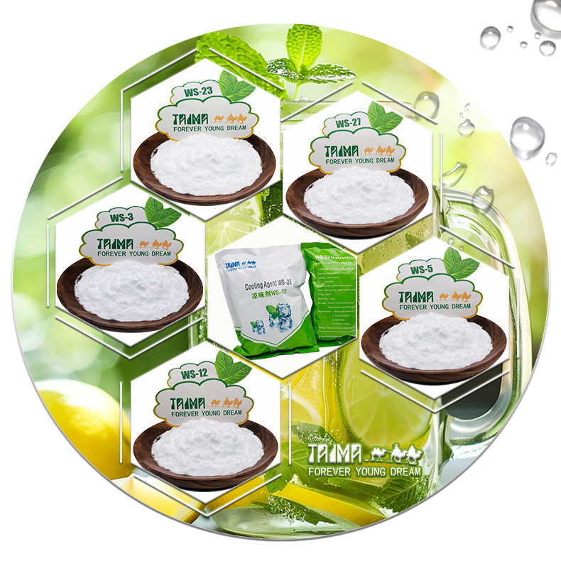 Erfrischendes Kühlgeschmackspulver WS-23 Zusatzstoff für Vape Juice E-Liquid Aromen