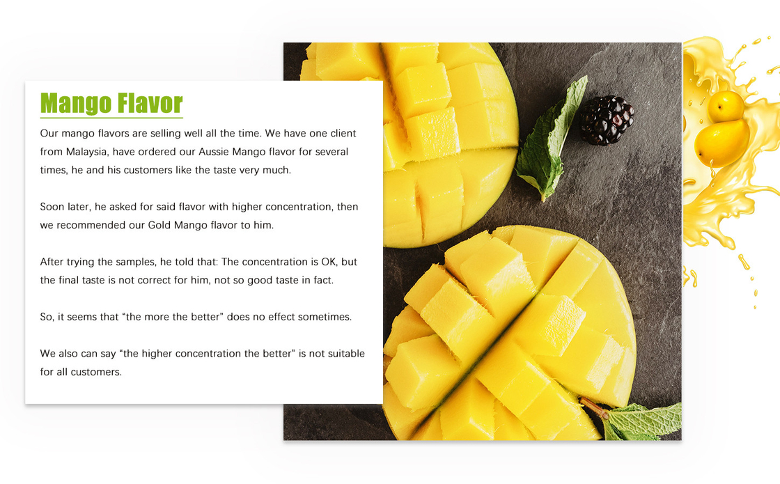 Mango Aroma/Gold Mango/ICE Mango Serie für Dampfsaft aus Taima
