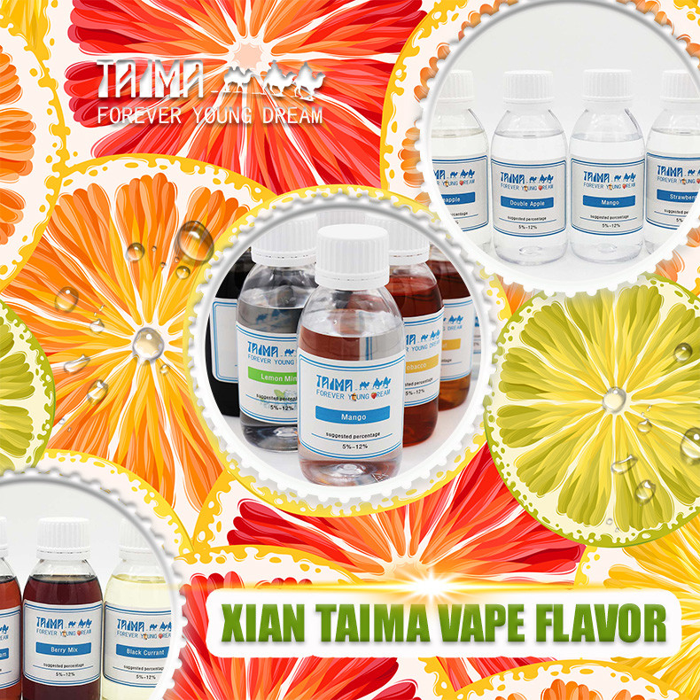 Klassisches Fruchtessenz-Aroma-Liquid PG/VG-Basis Klar und Freebase-Nikotin für E-Liquid